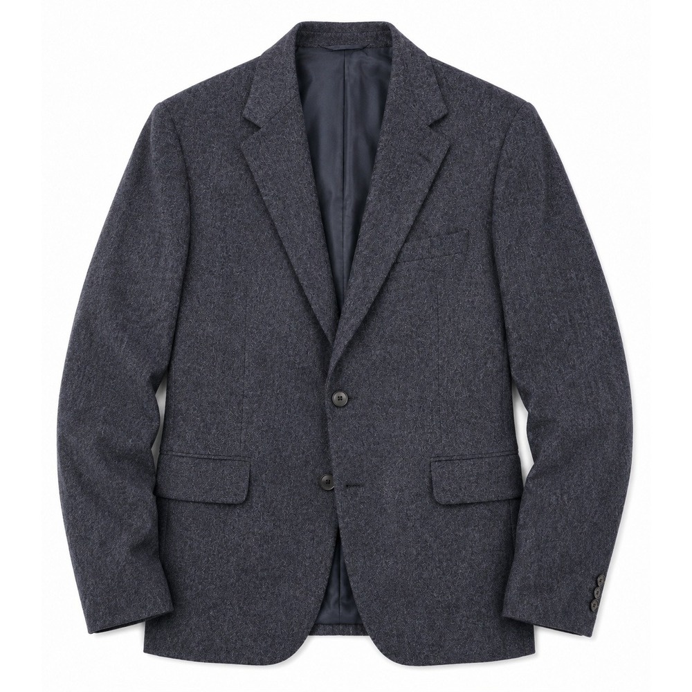 Strathmore Mens Cashmere Blazer 44R Charcoal Grey Red Pinstripe Sport Coat USA